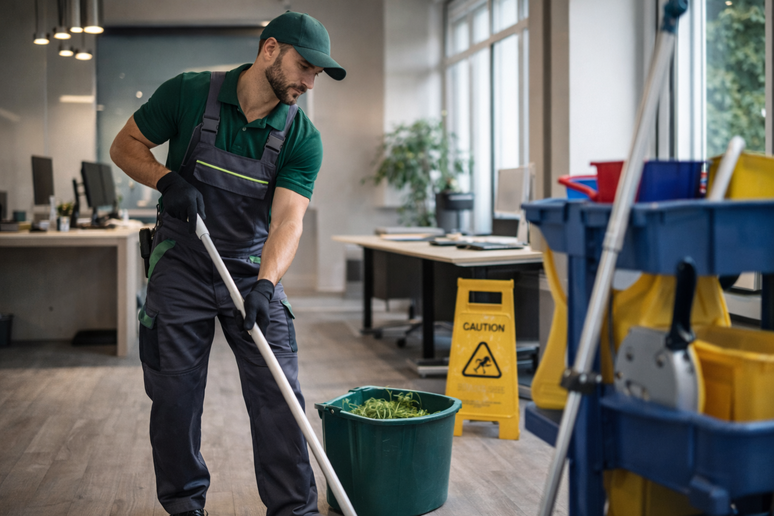Unterhaltsreinigung, Gebäudereinigung, Büro reinigen 